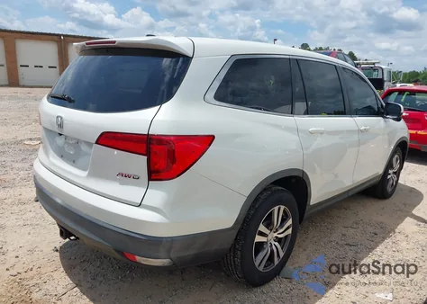 2016 Honda Pilot Ex-L from USA, damaged, VIN 5FNYF6H64GB038436